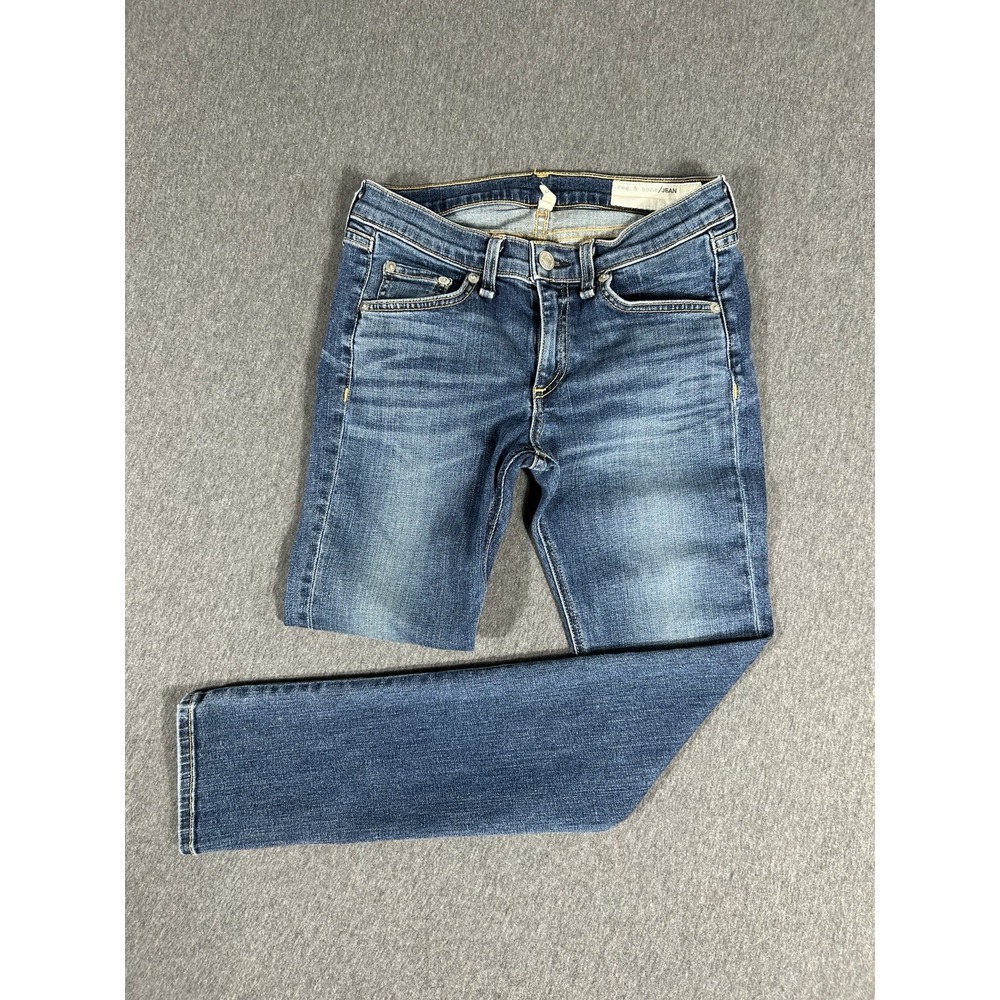 Rag & Bone JEAN Capri Sonoma Wash Skinny Jeans Womens Size 26
